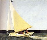 Edward Hopper Sailing painting